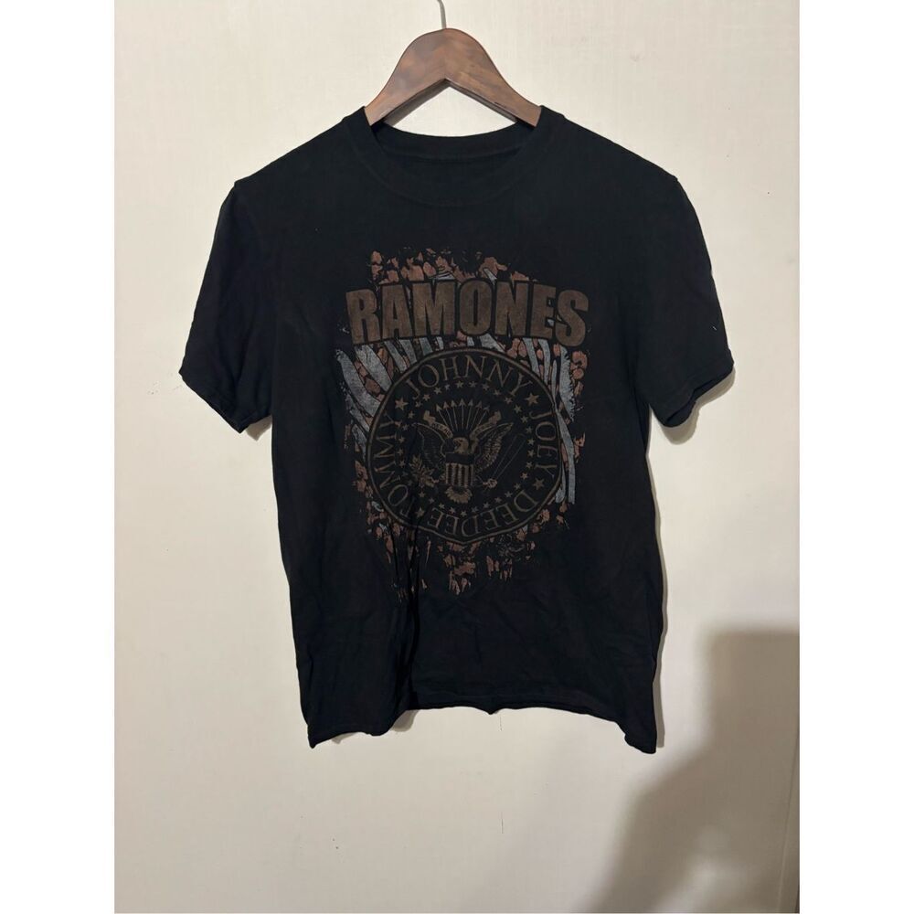 Ramones Men's Medium Black Short Sleeve Band T-Shirt Streetwear